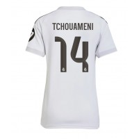 Real Madrid Aurelien Tchouameni #14 Domáci Ženy futbalový dres 2025-26 Krátky Rukáv